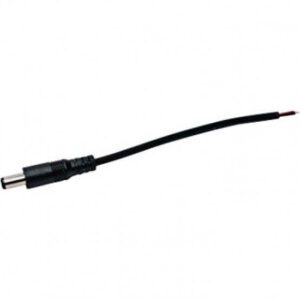DC CONNECTOR WIRE (MALE) BLACK