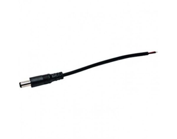 DC CONNECTOR WIRE (MALE) BLACK