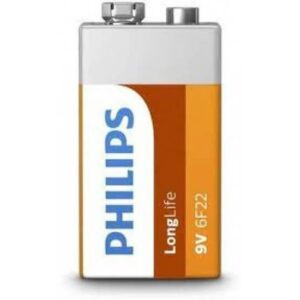 PHILIPS 9V BATTERY (6F22M)