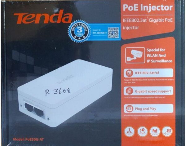 TENDA POE INJECTOR POE30G