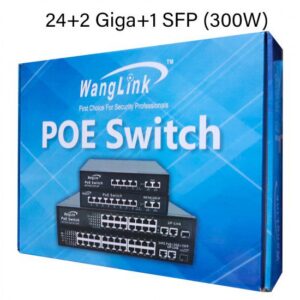 WANGLINK POE SWITCH 24 PORT (24 NORMAL + 2 GIGA UPLINK + 1 GSFP)