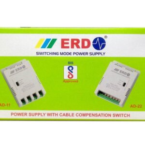 ERD CCTV POWER SUPPLY 4CH AD11 FIBER (MULTY OUTPUT) 12V/4A (FOR 4 CAMERA)