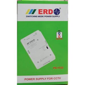 ERD CCTV POWER SUPPLY 4CH FIBER PS11| PS040 (SINGLE OUTPUT) 12V/4A (FOR 4 CAMERA)