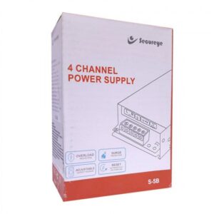 SECUREYE CCTV POWER SUPPLY 4CH METAL JALI (SINGLE OUTPUT) 12V/5A