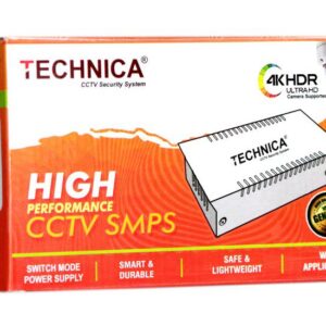 TECHNICA CCTV POWER SUPPLY 8CH METAL (SINGLE OUTPUT) 12V/10A