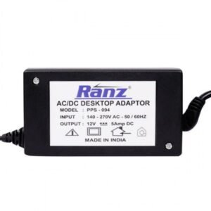 RANZ POWER ADAPTER 12V/5A (WITHOUT POWER CABLE)