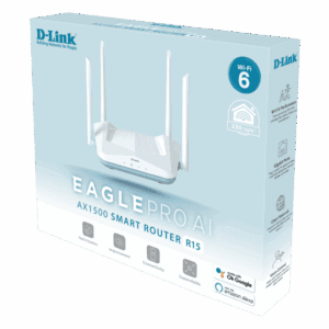 DLINK WIRELESS ROUTER DUAL BAND GIGA R15 (EAGLE PRO AI) 1500 MBPS