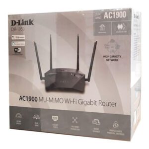 DLINK WIRELESS ROUTER DUAL BAND GIGABIT (DIR 1950 MU MIMO WIFI) 1300 MBPS