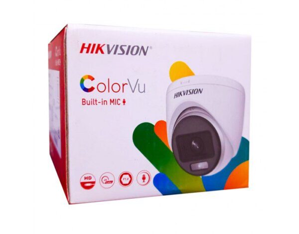 HIKVISION DOME 5MP WDR NIGHT COLOUR (2CE70KF0T) 3.6MM BUILT IN MIC 3K
