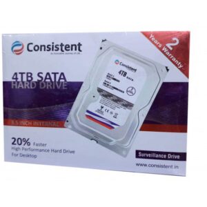CONSISTENT PULLOUT INTERNAL HARD DISK 4TB SATA (2 YEAR) DESKTOP