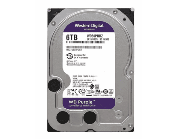 WD SURVEILLANCE HARD DISK 6TB PURPLE