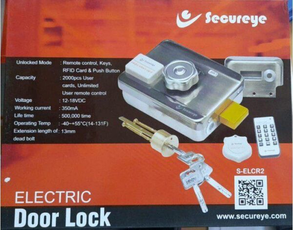 SECUREYE ELECTRIC DOOR LOCK MOTO (WITH REMOTE) S-ELCR2