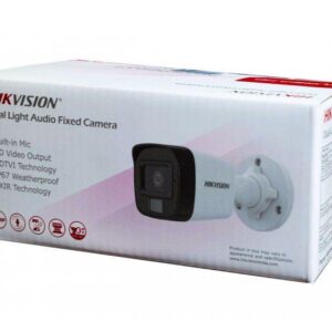 HIKVISION BULLET 2MP (16D0TLFS) 3.6MM BUILT IN MIC WITH DUAL LIGHT