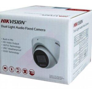 HIKVISION DOME 5MP (76K0T LMFS) 3.6 MM BUILT IN MIC WITH DUAL LIGHT 3K METAL