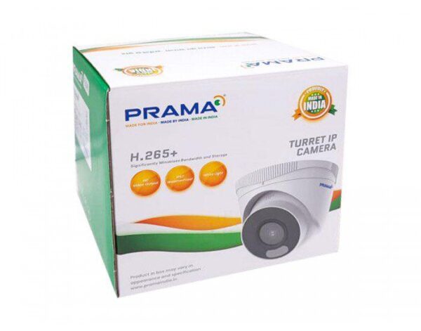 PRAMA IP DOME 4MP NIGHT COLOR (143D3 LD) 4MM