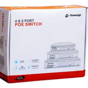 SECUREYE POE SWITCH 8 PORT (8 NORMAL + 2 GIGA UPLINK)