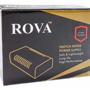 ROVA CCTV POWER SUPPLY 8CH METAL (SINGLE OUTPUT) 12V/10A