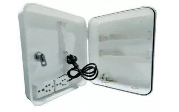 PVC RACK FOR POE SWITCHES WITH PDU (4 PORT)