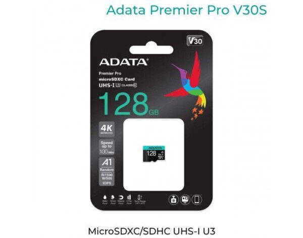 ADATA MICRO SD 128GB V30 5 YEARS