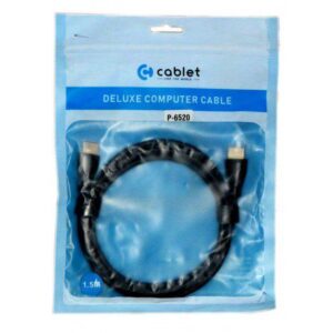 CABLET HDMI CABLE 1.5M 4K 60HZ 1080P WITH ETHERNET 18GB/S SPEED