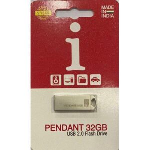 IBALL PENDRIVE 32GB 2.0 METAL PENDANT