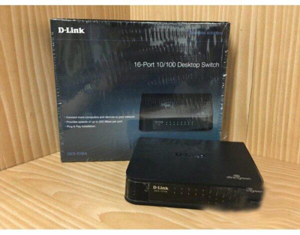 DLINK DESKTOP SWITCH 16 PORT (DES 1016)
