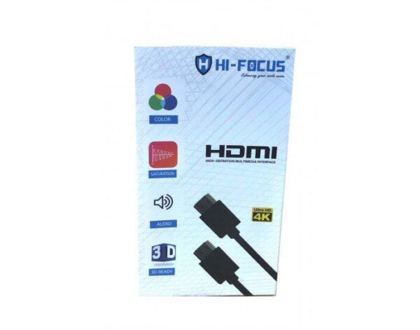 HIFOCUS HDMI CABLE 5M 4K 30HZ 1080P WITH ETHERNET 10.2GB/S SPEED