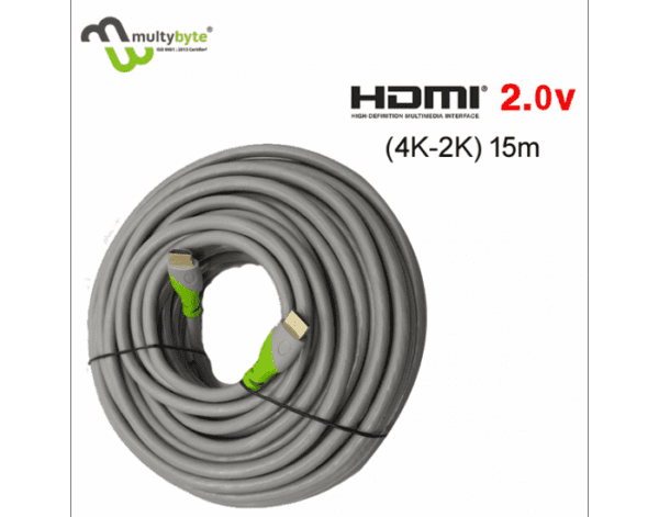 MULTYBYTE HDMI CABLE 15M 4.95GB/S