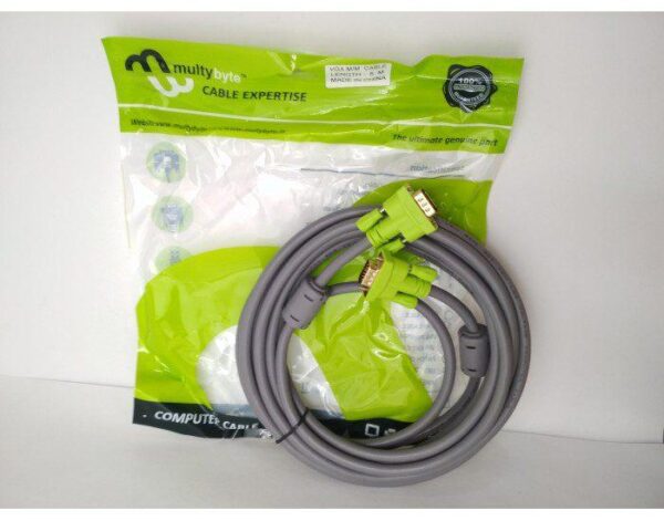 MULTYBYTE VGA CABLE 5M CABLE (3+6) RGB