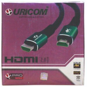 URICOM HDMI CABLE 3M 4K 60HZ 1080P WITH ETHERNET 18GB/S SPEED