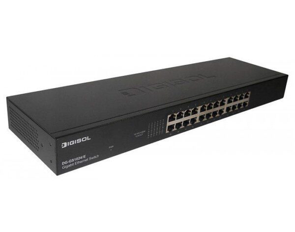DIGISOL DESKTOP SWITCH 24 PORT (DG GS1024E) GIGABIT UNMANAGED