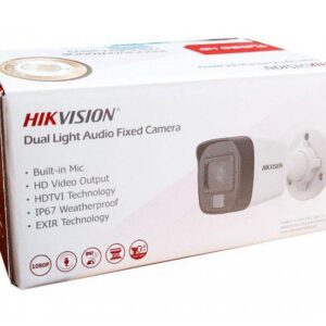 HIKVISION BULLET 2MP (16D0TLPFS) 3.6MM BUILT IN MIC WITH DUAL LIGHT