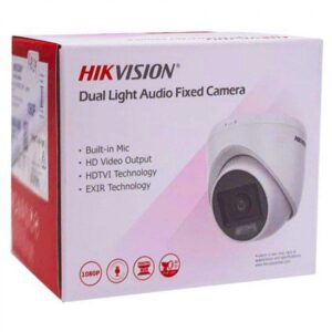 HIKVISION DOME 2MP (76D0TLPFS) 3.6MM BUILT IN MIC WITH DUAL LIGHT