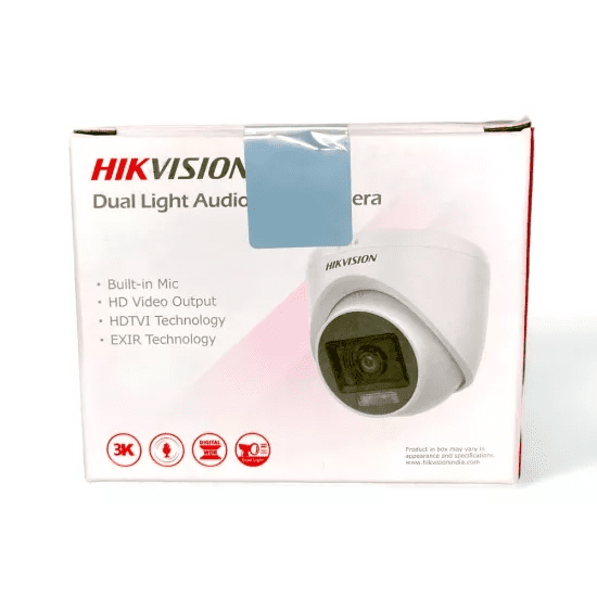Hikvision 2MP Hybrid HD Dome Camera 2.8mm With Audio (DS-2CE76D0T-LPFS)