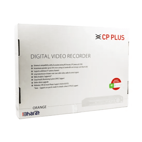 CP-Plus 8ch 2MP 1 SATA H.265 DVR (CP-UVR-0801E1-IC2)