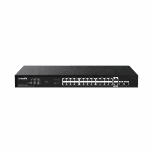 Tenda Poe Switch 24 Port (24 GE + 2 GE + 2 SFP Port) TEG1128P