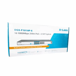 D-Link Poe Switch 16 Port (16 GE + 2 SFP Port) DGS-F1018P-E