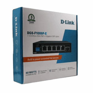 D-Link Poe Switch 4 Port (4 GE + 1 GE + 1 SFP Port) DGS-F1006P-E