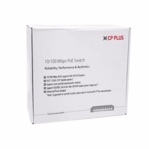 CP-Plus Poe Switch 8 Port (8 FE + 2 FE Port) CP-SAVW-HPU8H2-96