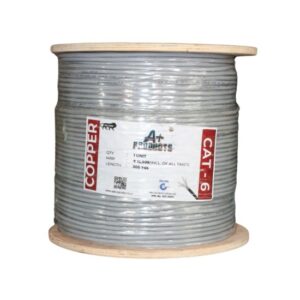 A+Products CAT6 Copper Lan Cable 305y Gray (0.45mm)