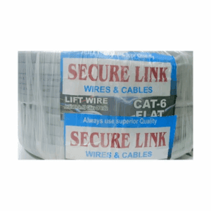Securelink CAT6 Lift Cable Flat For CCTV 90m