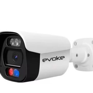 Evoke 5 MP IP POE Siren with alarm and Two way audio Bullet Camera PVC