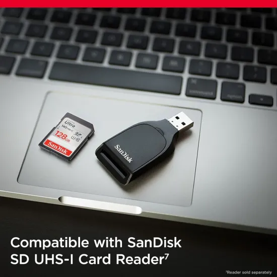 Sandisk 128GB Ultra SDXC UHS-I SD Card