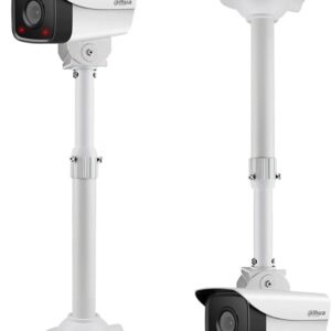 Metal Security CCTV 360 Degree Mount Bracket, Indoor Outdoor Extendable Tilt Up to 24 Inch