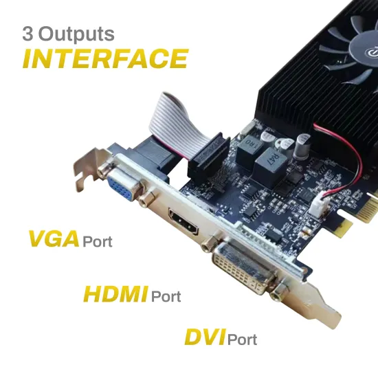 EVM Nvidia Graphic Card GT740 4GB DDR3 With HDMI, DVI, VGA Port - Image 4