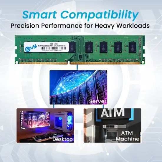 EVM Desktop Ram 2GB DDR3 1600Mhz - Image 3