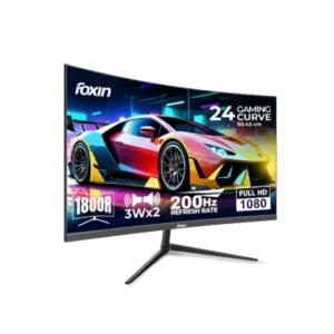 Foxin LED Monitor 24" Curved FHD IPS