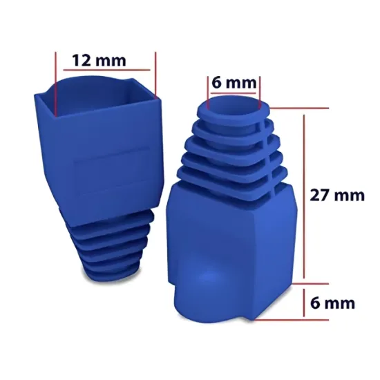 Multybyte RJ45 Boot Cover Blue (Pack Of 100) - Image 2