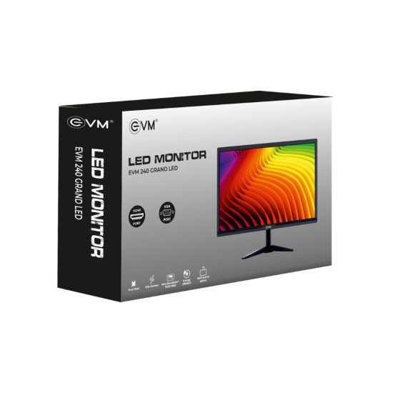 EVM LED Monitor 24" FHD with HDMI | VGA (Grand 240)