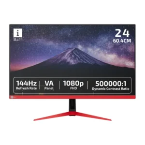 Iball LED Monitor 24" FHD VA 144 Hz with HDMI | DP (Bird i238) Black